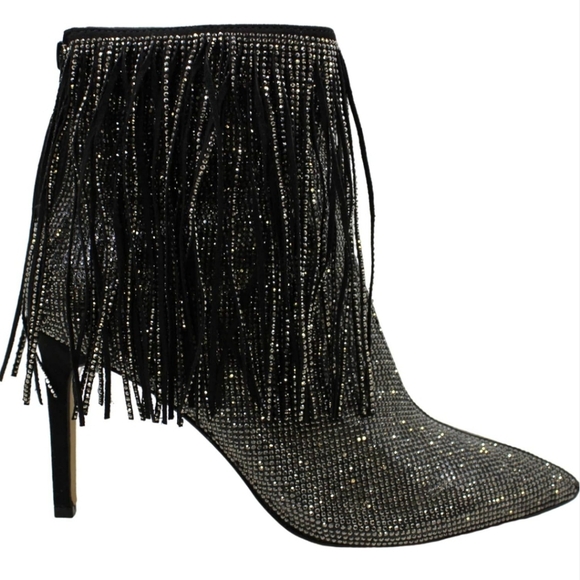 NWOB I.N.C. International Concepts Sahoj Western Fringe Booties Size 5.5 - Picture 1 of 11